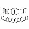 Top Right (#5 #6) 925 Sterling Silver Custom Double Caps Full Open Face Diamond Cut