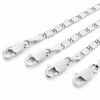 Valentino Link Starburst Bracelet Star Diamond Cut Solid 925 Sterling Silver Italy 3mm