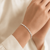 Valentino Link Starburst Bracelet Star Diamond Cut Solid 925 Sterling Silver Italy 3mm