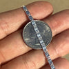 Valentino Link Starburst Bracelet Star Diamond Cut Solid 925 Sterling Silver Italy 3mm