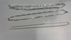 Real 925 Sterling Silver Paperclip Chain Necklace 14"-24"