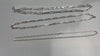 Real 925 Sterling Silver Paperclip Chain Necklace (Choose Size)