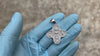 925 Sterling Silver Four 4-Way Cross Medal Medalla Milagrosa Miraculous Pendant