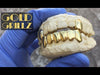 Real 14K Gold 2 Top Caps 6 Bottom Teeth Custom Grillz