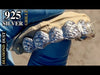925 Sterling Silver Diamond-Cut Diamond Dust Custom Grillz