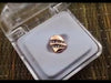 14K Rose Gold Plated Tooth Backslash Single Top Cap