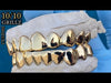 Gold Plated over Solid 925 Sterling Silver Plain Custom Grillz