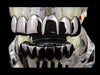 Black Plated Teeth Plain Teeth Grillz Set