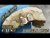 Real 10K Gold Double Side Canine Open Face Caps Custom Grillz