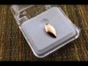 14K Rose Gold  Plated Vampire Fang Top Canine Tooth Single Cap