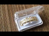 14K Gold Plated 6 Open Face Top Vampire Fangs Grillz