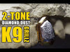 Real 14K Gold 2-Tone Diamond Dust Custom Caps Grillz w/Back Bar