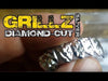 Silver Tone Diamond-Cut Bottom Teeth Grillz