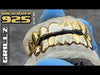 Gold Plated over Solid 925 Sterling Silver Plain Custom Grillz