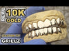 Real Solid 10K Gold Teeth Plain Custom Grillz