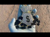 14k Gold Finish Money Bag Huge Jumbo Iced Flooded Out Pendant