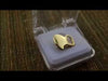 14K Gold Plated  Double Right Top Vampire Fang