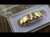 14K Gold Plated 2 Open Face Bottom Teeth Grillz