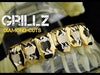 14K Gold Plated Deep Diamond-Cut Bottom Grillz