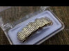 14K Gold Plated Iced Micro Pave Top Teeth Grillz