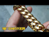 24K Gold Plated 316L Stainless Steel 18" x 14MM Cuban Chain Necklace