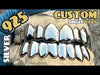 Real Solid 925 Sterling Silver Permanent Look Single Caps Custom Grillz