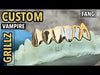 Gold Plated over 925 Silver Vampire Fangs Custom Grillz