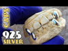 Real Solid 925 Sterling Silver Single Canine Teeth Caps