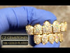 18K Gold Plated Set Micro Pave CZ Iced Flooded Out Grillz