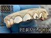 Real Solid 10K Gold Permanent Look Single Caps Custom Grillz