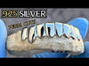 Real Solid 925 Sterling Silver Permanent Cuts Perm Custom Grillz