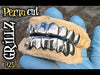 Real Solid 925 Sterling Silver Permanent Cuts Perm Custom Grillz