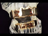 14k Gold Plated Bar Teeth Grillz Set