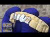 925 Sterling Silver 4 Tooth /1 Open Custom Side Teeth Grillz