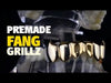 14K Gold Plated Two-Open Vampire Fang Bottom Teeth Grillz